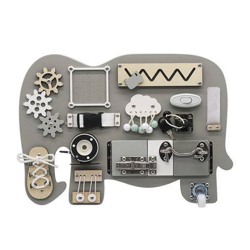 Moni Toys Montessori matatófal Elefánt 