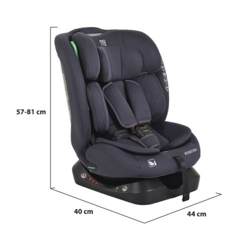 Moni Aventura autósülés (40-150cm) - Szürke