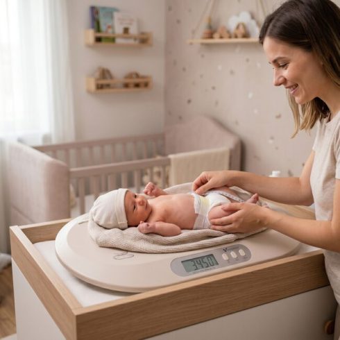 Cangaroo Peanut  digitális baba -és gyermekmérleg - szürke