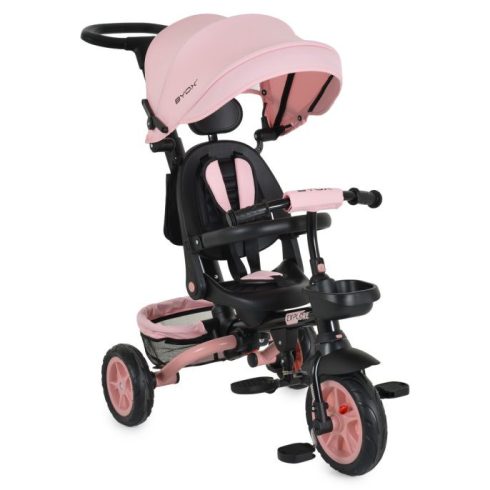 Byox Explore tricikli összecsukható (forgatható üléssel) - Pink