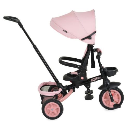 Byox Explore tricikli összecsukható (forgatható üléssel) - Pink