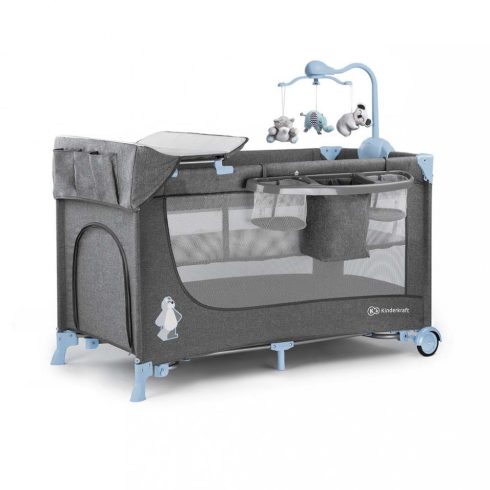 Kinderkraft JOY multifunkciós utazóágy - blue
