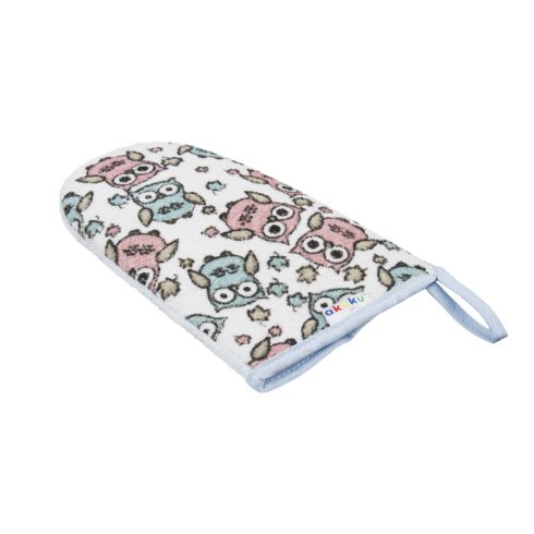 Akuku mosdó kesztyű 1db - bagoly