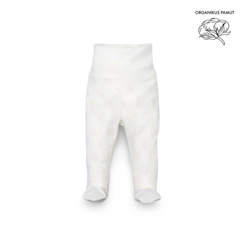Kenguru Gold Organikus Pamut Nadrág (56-62) ekrü maci mintával