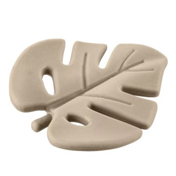 Zopa Szilikon rágóka Leaf - Sand Beige
