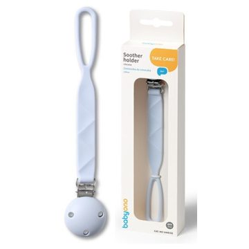 BabyOno szilikon cumitartó lánc - kék