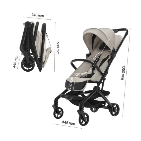 Zopa Jet sportbabakocsi - Shade Grey