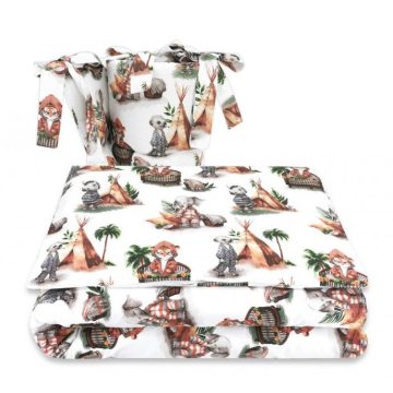   Baby Shop 3 részes ágynemű garnitúra - Tigris és barátai 