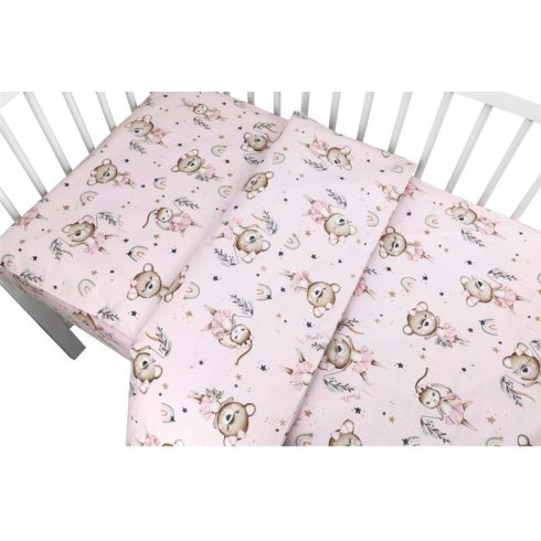 Baby Shop ágynemű huzat 100*135 cm - Kis balerina rózsaszín 