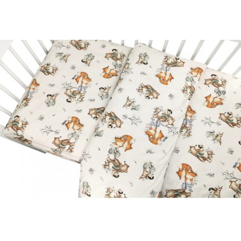 Baby Shop 2 részes babaágynemű - Róka és barátai