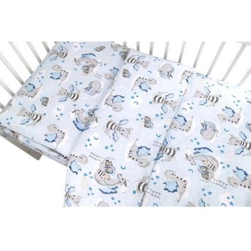 Baby Shop ágynemű huzat 100*135 cm - kék sárkány 