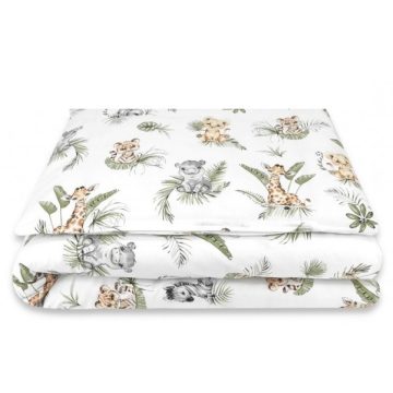 Baby Shop ágynemű huzat 100*135 cm - zöld szafari 