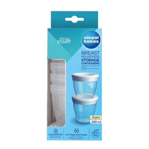 Canpol babies multifunkciós tejtároló 180 ml - 4 db
