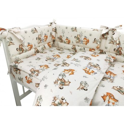 Baby Shop 3 részes ágynemű garnitúra - Róka és barátai