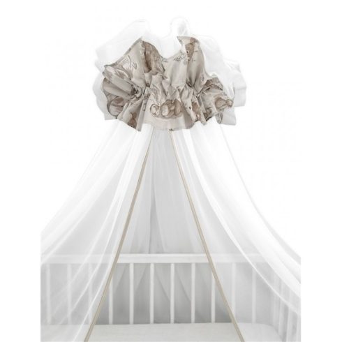 Baby Shop 4 részes babaágynemű - natúr/bézs erdei barátok 