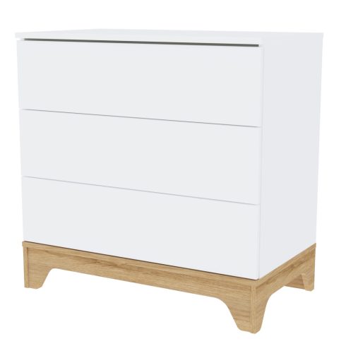 Faktum Lumina White komód + pelenkázó toldalék