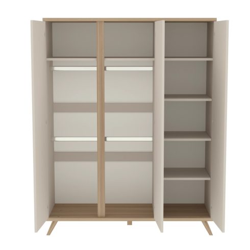 Faktum Sienna Cashmere 3 osztású szekrény