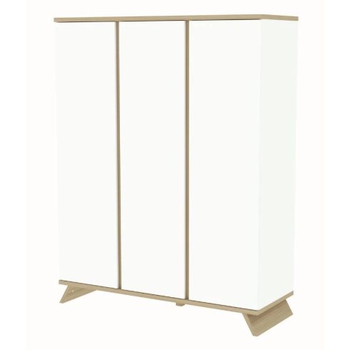 Faktum Sienna White 3 osztású szekrény