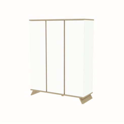 Faktum Sienna White 3 osztású szekrény