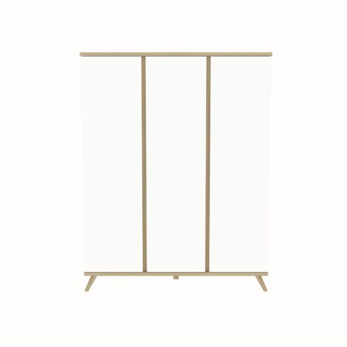 Faktum Sienna White 3 osztású szekrény