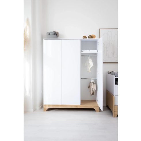 Faktum Lumina White 3 osztású szekrény