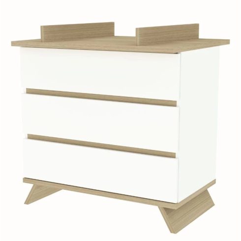 Faktum Sienna White komód + pelenkázó toldalék