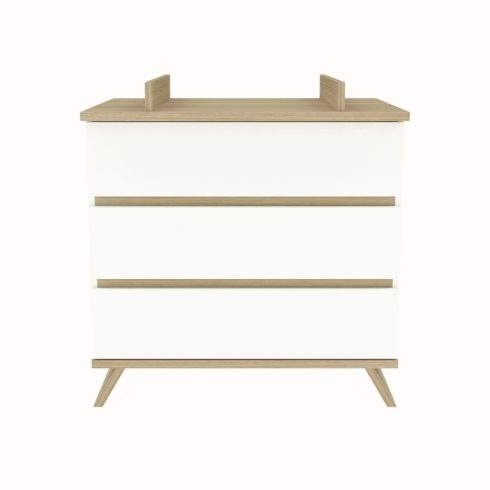 Faktum Sienna White komód + pelenkázó toldalék