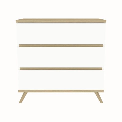 Faktum Sienna White komód + pelenkázó toldalék
