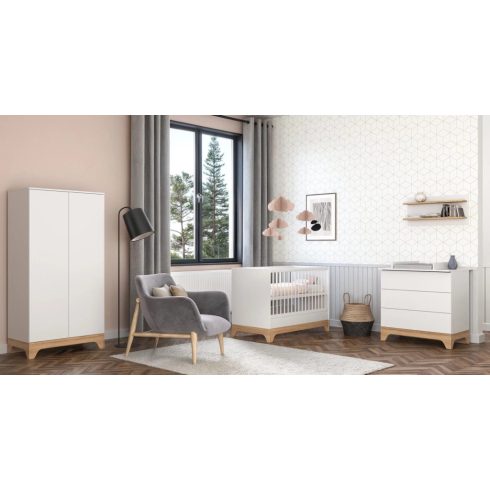 Faktum Lumina White 2 osztású szekrény