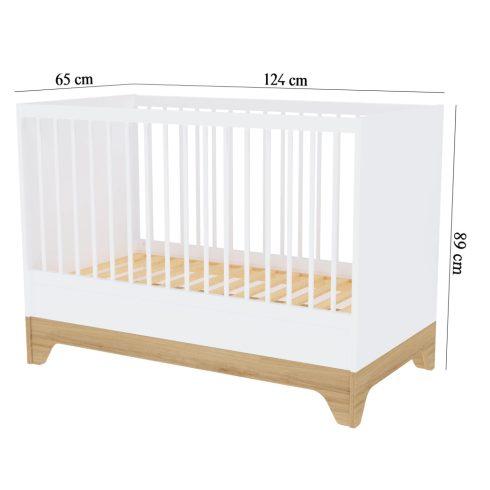 Faktum Lumina White átalakítható 120-as babaágy