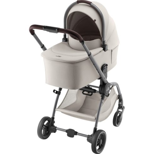 Britax Römer Rio Lux babakocsi szett (Rio babakocsi + mózeskosár) ajándék Baby-Safe Core hordozó + bázis -
Soft Taupe