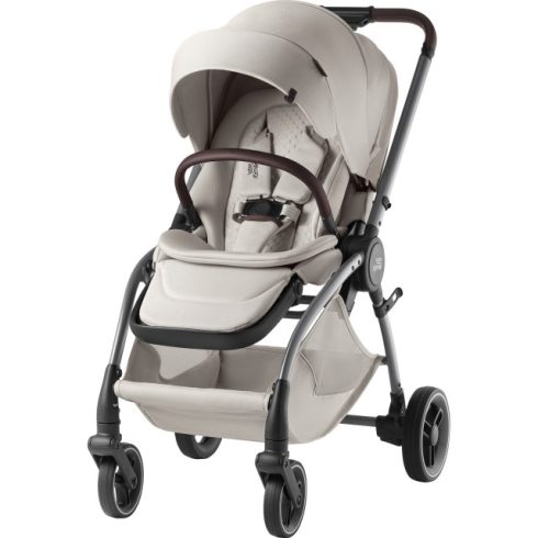 Britax Römer Rio Lux babakocsi szett (Rio babakocsi + mózeskosár) ajándék Baby-Safe Core hordozó + bázis -
Soft Taupe