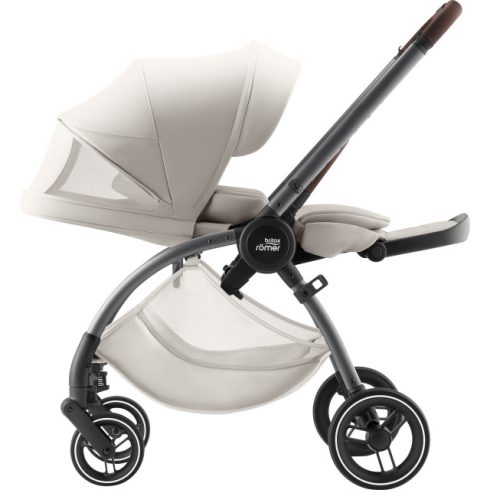 Britax Römer Rio Lux babakocsi szett (Rio babakocsi + mózeskosár) ajándék Baby-Safe Core hordozó + bázis -
Soft Taupe