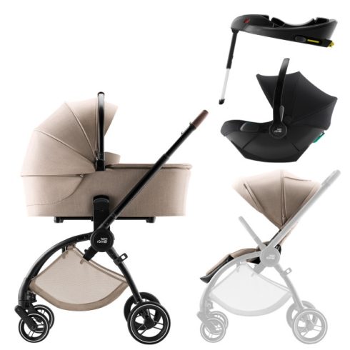 Britax Römer Rio Style babakocsi szett (Rio babakocsi + mózeskosár) ajándék Baby-Safe Core hordozó + bázis -
Teak