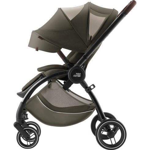 Britax Römer Rio Lux babakocsi szett (Rio babakocsi + mózeskosár) ajándék Baby-Safe Core hordozó + bázis - Urban Olive