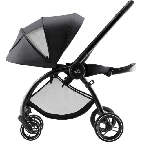 Britax Römer Rio Style babakocsi szett (Rio babakocsi + mózeskosár) ajándék Baby-Safe Core hordozó + bázis - Carbon Black
