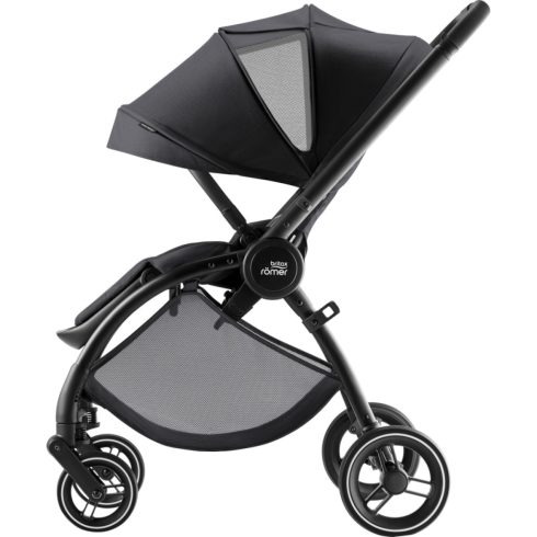 Britax Römer Rio Style babakocsi szett (Rio babakocsi + mózeskosár) ajándék Baby-Safe Core hordozó + bázis - Carbon Black
