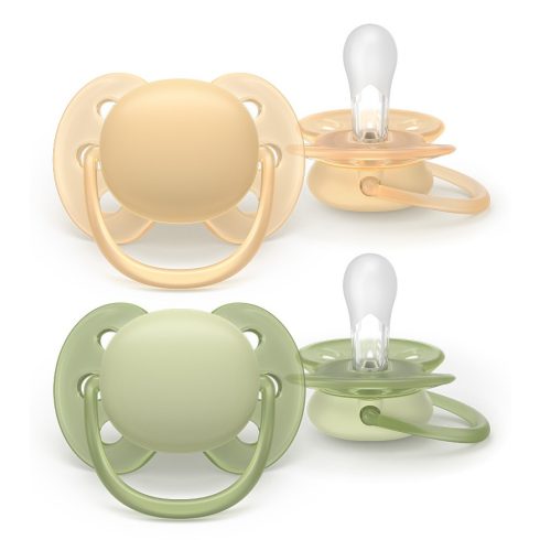Philips AVENT SCF091/45 Játszócumi Ultrasoft Premium neutral 6-18hó 2 db