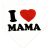 Pamut nyálkendő natúr - I Love Mama