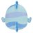 Squishmallows Leland a kék csíkos hal plüss 20 cm 