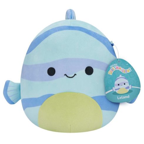 Squishmallows Leland a kék csíkos hal plüss 20 cm 