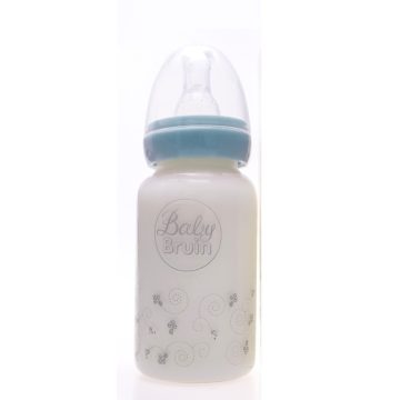 Baby Bruin hőálló üveg cumisüveg 120 ml - kék