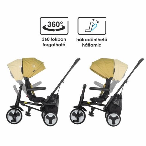 Coccolle Spectra Plus teljesen összecsukható tricikli - Turquoise tide 