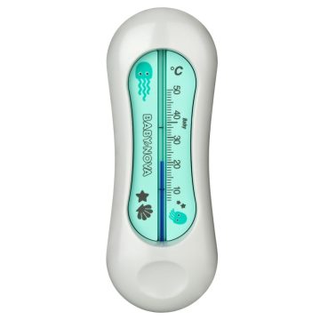 Baby-Nova fürdővízhőmérő - szürke/menta