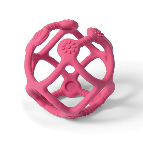 BabyOno szilikon rágóka Ortho gömb - Zöld