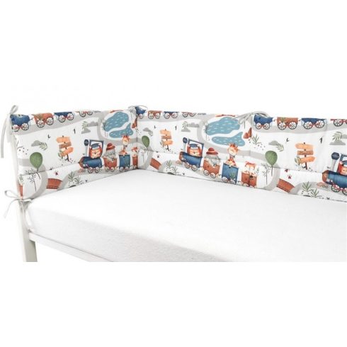 Baby Shop fejvédő kiságyba - Állatok a vonaton 