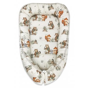 Baby Shop babafészek 70x93 cm - Róka és barátai 