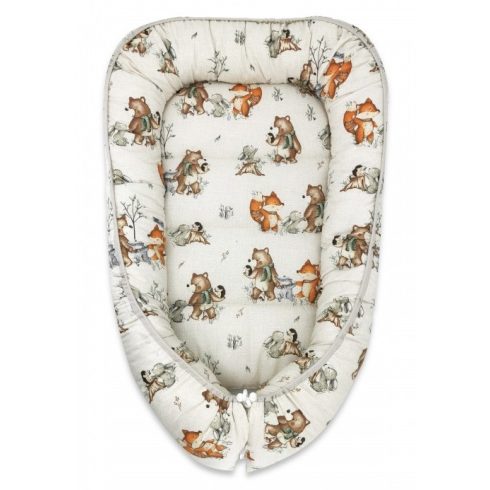 Baby Shop babafészek 70x93 cm - Róka és barátai 