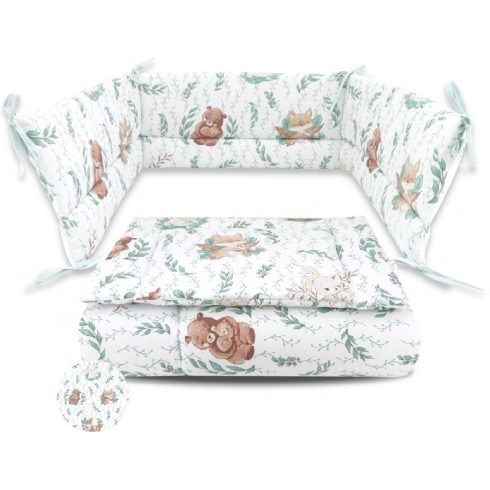 Baby Shop 3 részes ágynemű garnitúra - Lulu Natural menta
