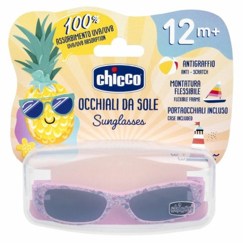  Chicco Napszemüveg 12m+, UVA, UVB szűrő 12m+ - pink-klón
